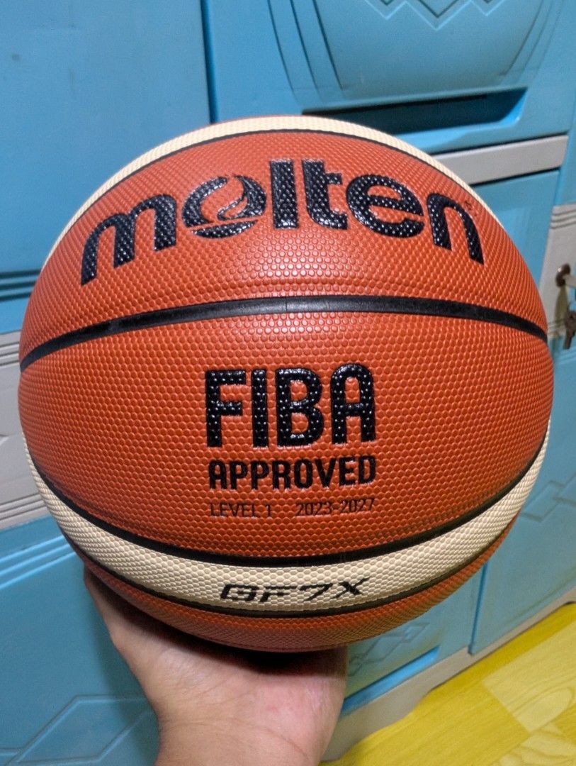 AUTHENTIC MOLTEN GF7X LEVEL 1 (2023-2027) (Category: Racket and Ball Sports) located in Binan City. Submitted by riveramj14 (Listing ID 1468547519, Image 1). Description: For sale only Molten GF7X (2023-2027) Standard size Brand new and Authentic China exclusive release 3795 only firm Rare basketball Money back guarantee if proven fake❗❗ 📍Biñan,Laguna.