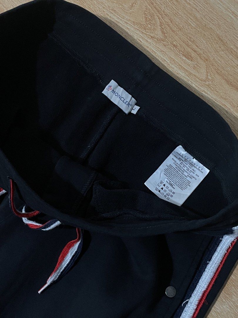 Authentic Moncler Track Sweatshorts (2) (Category: Luxury Apparel) located in Manila. Submitted by claii_collection (Listing ID 1468531626, Image 3). Description: Authentic Moncler Track Sweatshorts (2) - 32-38x22 - Excellent Condition (Moncler Buttons and Code) - Complete tags and washtags .