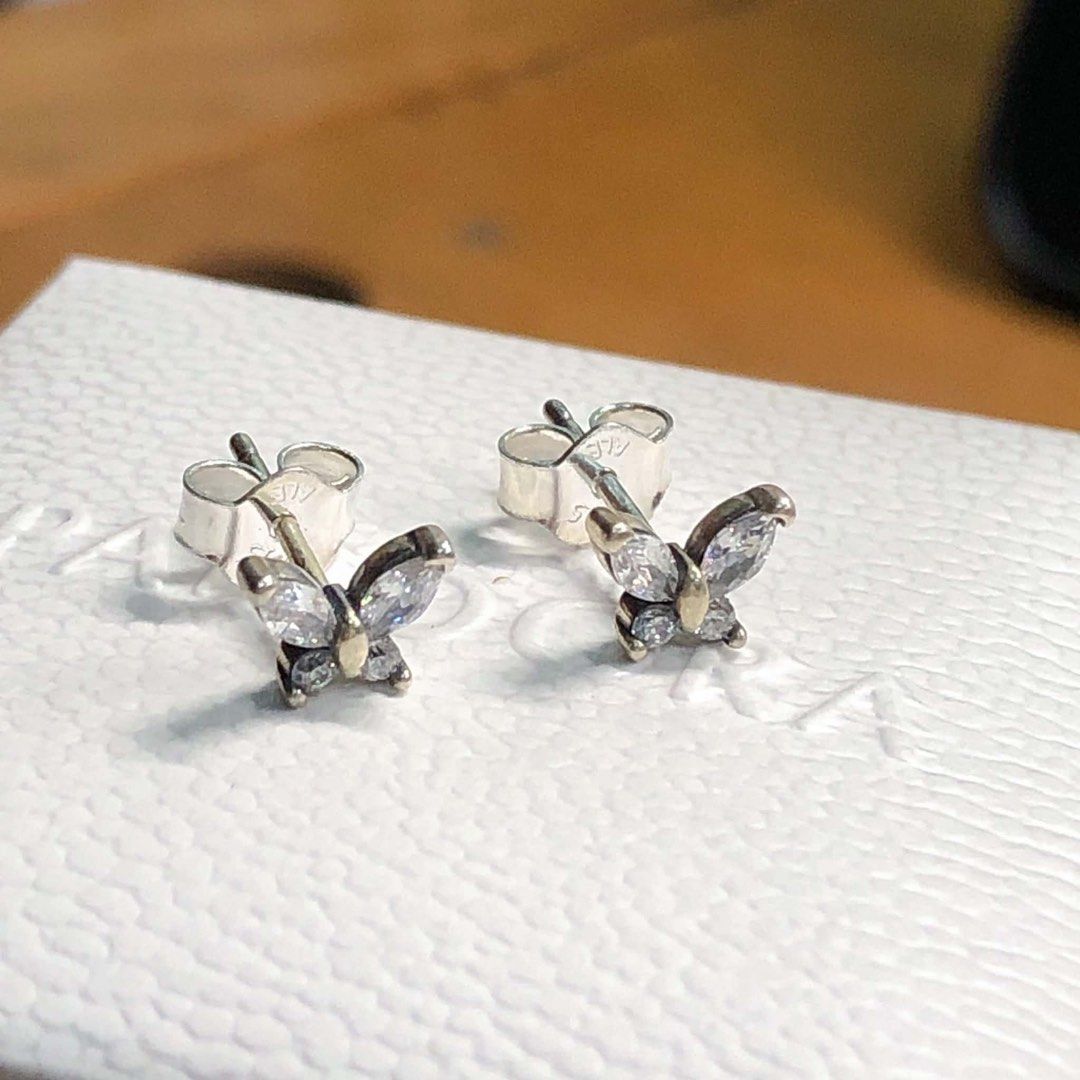 Authentic Pandora Butterfly Stud Earrings (Category: Earrings) located in Manila. Submitted by daintyjewels (Listing ID 1468534233, Image 1). Description: .