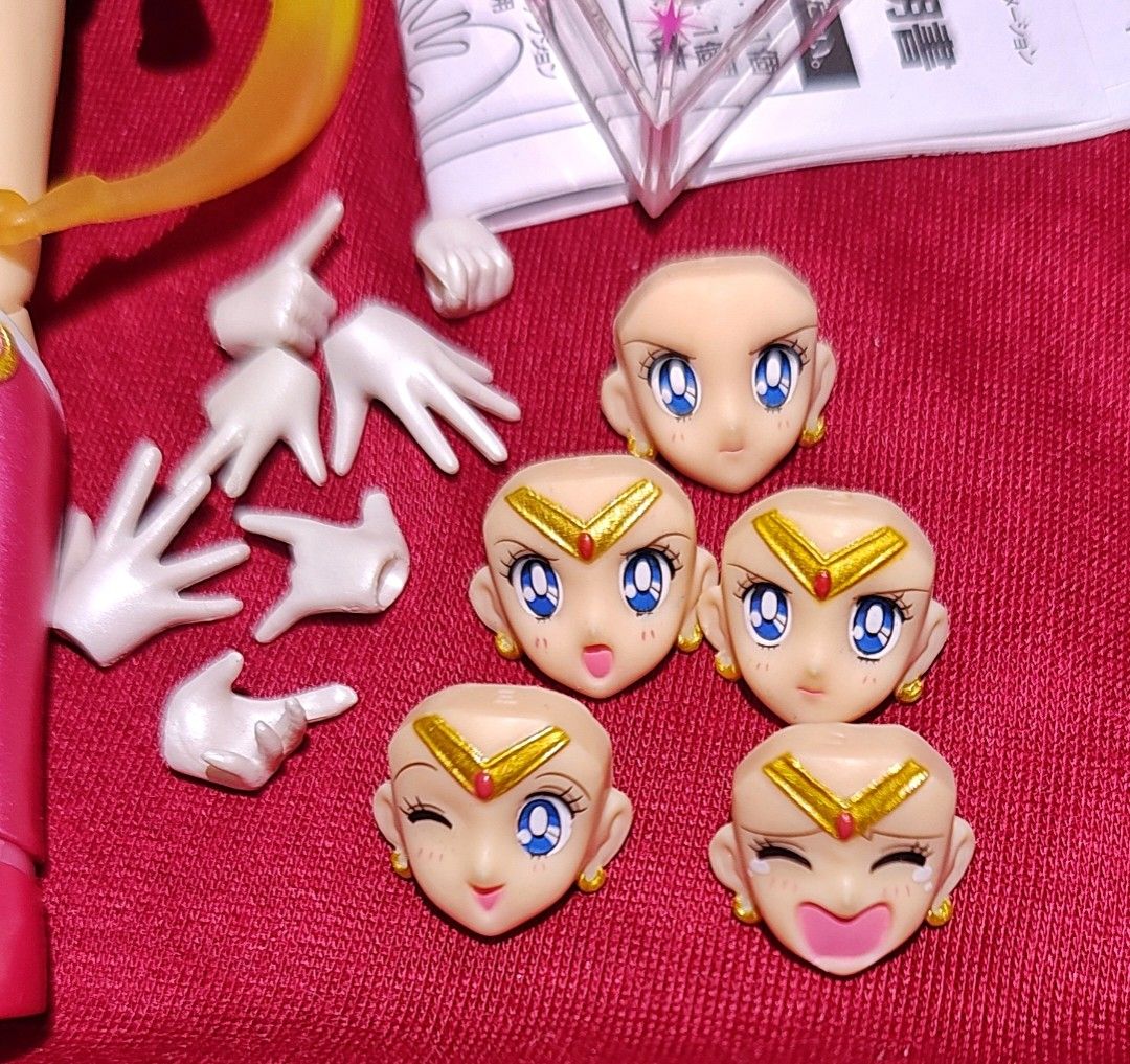 Authentic SH Figuarts Sailor Moon (Category: Figurines & Statues) located in Dasmarinas. Submitted by samutsaring (Listing ID 1468277615, Image 3). Description: As Is Authentic from Bandai what you see is what you get! No Joint Issues❤️ Tight Joints❤️ with accessories ❤️ 2 Moon Sticks one with crystal (Scepter) hand with moon tiara action round gold Luna Cat Missing no box Mode of shipping Flashexpress.