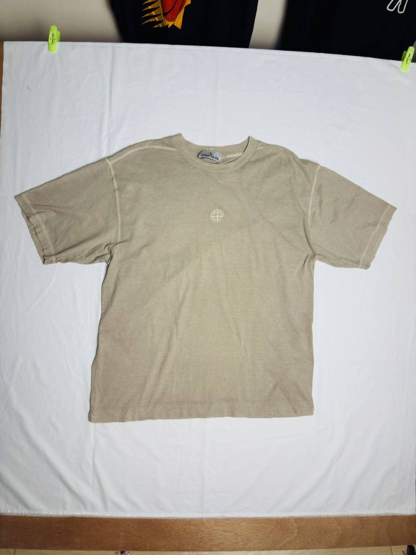 Authentic Stone island tshirt (Category: Activewear) located in Cavite. Submitted by goinguppp (Listing ID 1468562486, Image 2). Description: stone island tshirt size large 22x27.