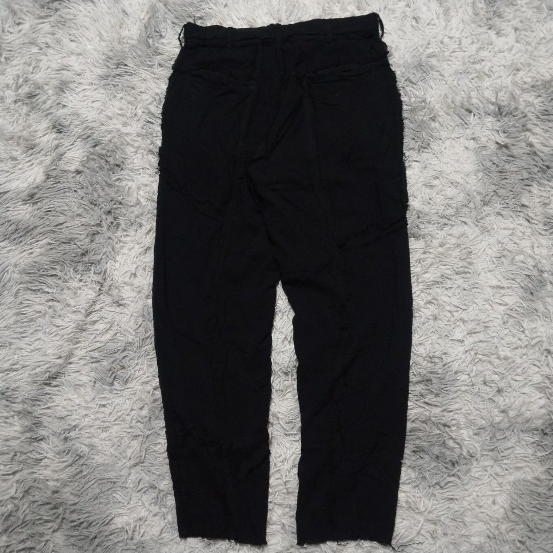 B YOHJI YAMAMOTO PATCH WORK (Category: Trousers) located in Cavite. Submitted by realdeal98 (Listing ID 1468670730, Image 3). Description: B YOHJI YAMAMOTO PATCH WORK - Like new condition - Missing care tag but check the details , YKK ZIPPER Clean main tag - Soft Clean Material Measurement when Iaid flat 15 inches waistline 37 inches length 37 inches outseam 26 inches inseam 10.5 inches thigh 11 inches leg opening 6 inches leg opening 3000 shippe