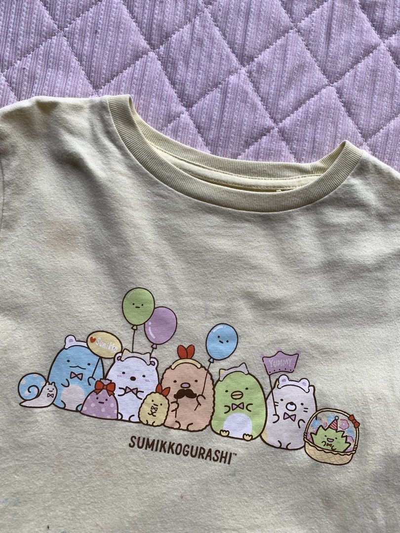 baby tee sumikkogurashi (Category: Shirts) located in Imus. Submitted by totorocchin (Listing ID 1468658000, Image 2). Description: ink stains (removable) see last slide size xs-s.