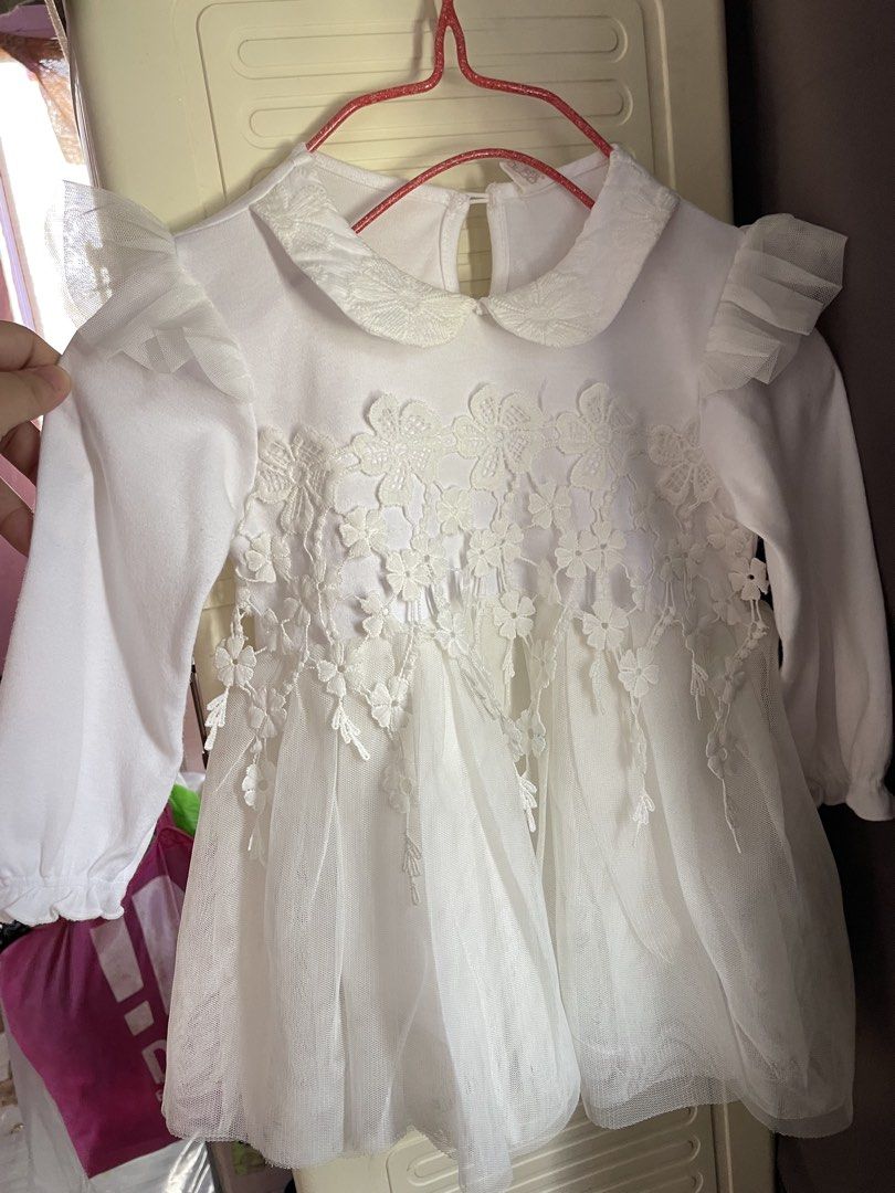 baptism / christening set for 12 months (Category: Babies & Kids Fashion) located in Cainta. Submitted by cof.fee (Listing ID 1468511127, Image 2). Description: worn once during baptism complete set for only 700.