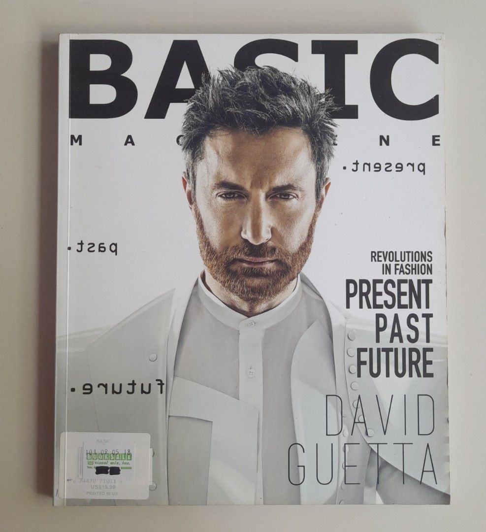 BASIC Magazine Present Past Future David Guetta (Category: Magazines) located in Batangas. Submitted by bluehasnoclue (Listing ID 1468533719, Image 1). Description: ​Price: ₱350 ​Issue Highlights: ​BASIC Magazine Issue 7 (Present. Past. Future. Edition) ​Cover Star: Legendary DJ & producer David Guetta ​High-end independent quarterly luxury fashion, music, and art publication from Beverly Hills, CA (Printed in UK, US $15.99 cover value). ​Premium