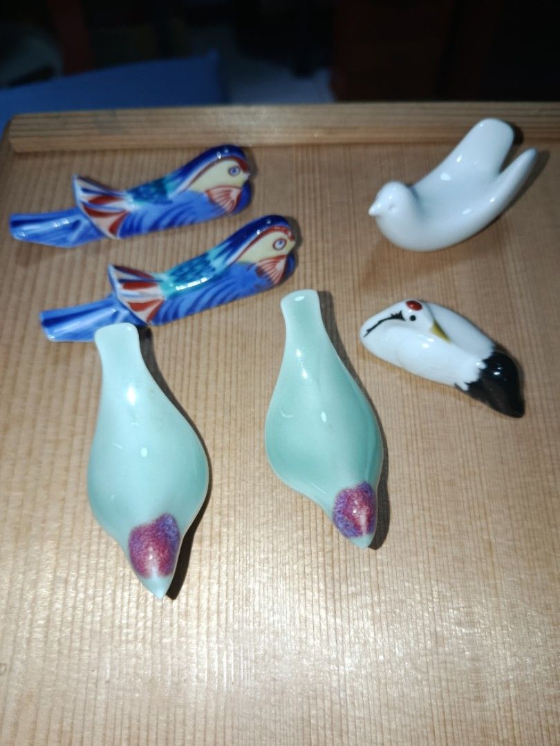 Batch #5 bird chopstick rest 6 pcs bundle p150 (Category: Dinnerware & Cutlery) located in Quezon City. Submitted by kristal68 (Listing ID 1468525740, Image 3). Description: .