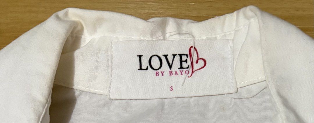 Bayo White Cropped Longsleeve Button-Down Polo Small (Category: Shirts) located in Quezon City. Submitted by garagesale2026 (Listing ID 1468706997, Image 3). Description: - Used once - Color: Clean solid white.