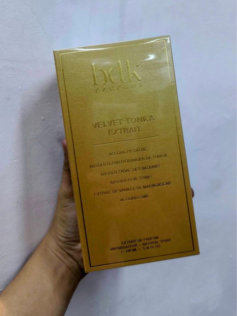 BDK PARFUMS VELVET TONKA EXTRAIT | PREMIUM QUALITY (Category: Fragrance & Deodorants) located in Quezon City. Submitted by embere_shop (Listing ID 1468711380, Image 1). Description: 📌 Perfect for yourself or as a gift! ✨ Whether you’re treating yourself or looking for a gift for birthdays and any special occasion, this is a great choice. 💗 The scent is very close to 0G and long-lasting, perfect if you want something that smells premium without 