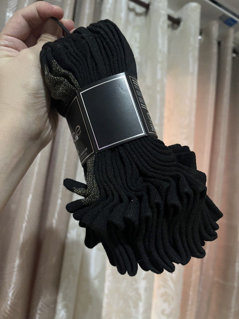 Bebe Metallic Accented Logo 9 Pair Ankle Socks (Category: Socks & Tights) located in Las Pinas. Submitted by epitome.mnl (Listing ID 1468711762, Image 2). Description: 💎Brand New 💎Bebe 💎Size 4-10 💎SRP 2500 💎All items 100% original 📌MOP GCASH or BDO 📌SF Shouldered by the buyer 📌Lalamove/Grab (via sched) 📌Flash / Gogo Express Provincial 80-240 📌Meetups: Las Pinas/Alabang/Laguna via schedule.