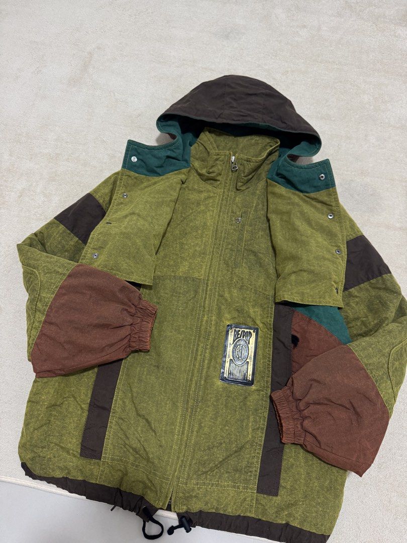 BEPOP Japanese Brand Multicolor Ski-Jacket (Category: Coats, Jackets and Outerwear) located in Victoria. Submitted by pnf_thrift (Listing ID 1468560211, Image 3). Description: BEPOP Japanese Brand Multicolor Ski-Jacket Size: LL on tag Length: 30 Sleeve Length: 32 Width: 27.5 Condition: Excellent Issue: Small unnoticeable scratch, all in all still in excellent condition ₱1,500 +sf •Always read before buying. •Color may vary due to the lighting. •P