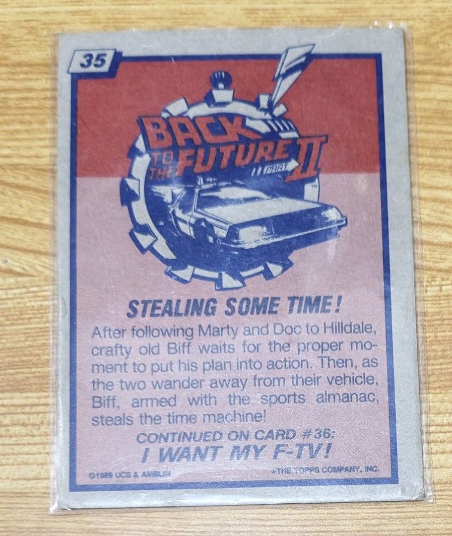 Biff Tannen 35 (Category: Raw Singles) located in San Pedro. Submitted by toydibz (Listing ID 1468542053, Image 2). Description: Vintage Back to the future .