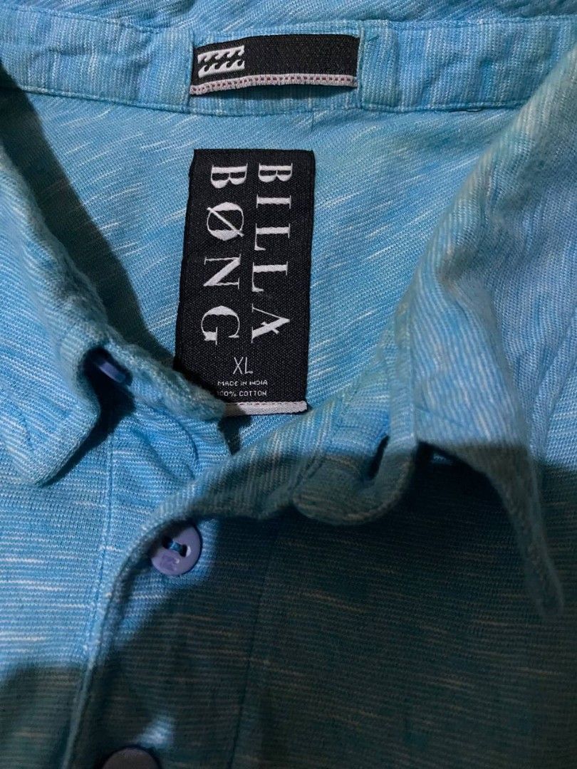 Billabong T-shirt (Category: Activewear) located in Talavera. Submitted by xxygxx (Listing ID 1468645508, Image 2). Description: Dimes⬇️ 21x31 100% cotton Color light blue COLOR RATE 9/10 CONDITION 8/10 NEED WASH LANG PO (PASOK SA Y2K).
