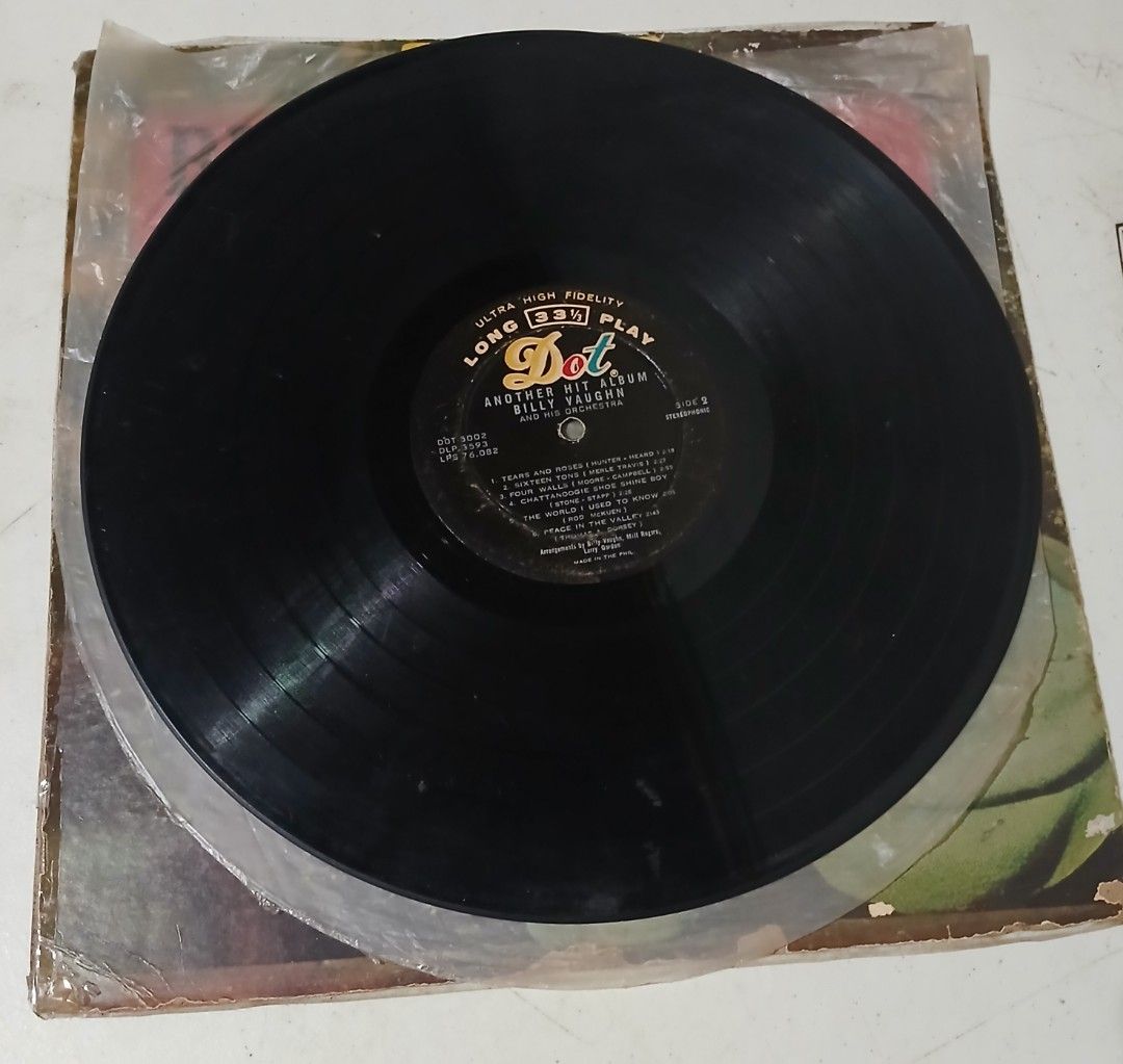 Billy Vaughn - Another Hit Album! Vinyl LP (Category: Vinyls) located in Manila. Submitted by miczngrz (Listing ID 1468676088, Image 3). Description: - Artist: Billy Vaughn - Title: Another Hit Album! - Price: 800 (get discount if you buy 2 or more vinyl records from my listings) - Label: Dot Records - Release date: 1964 - Format: Vinyl LP, Stereo - Genre: Jazz, easy listening - Notable Tracks: People, Sixteen Tons, Memphis, The French Song.