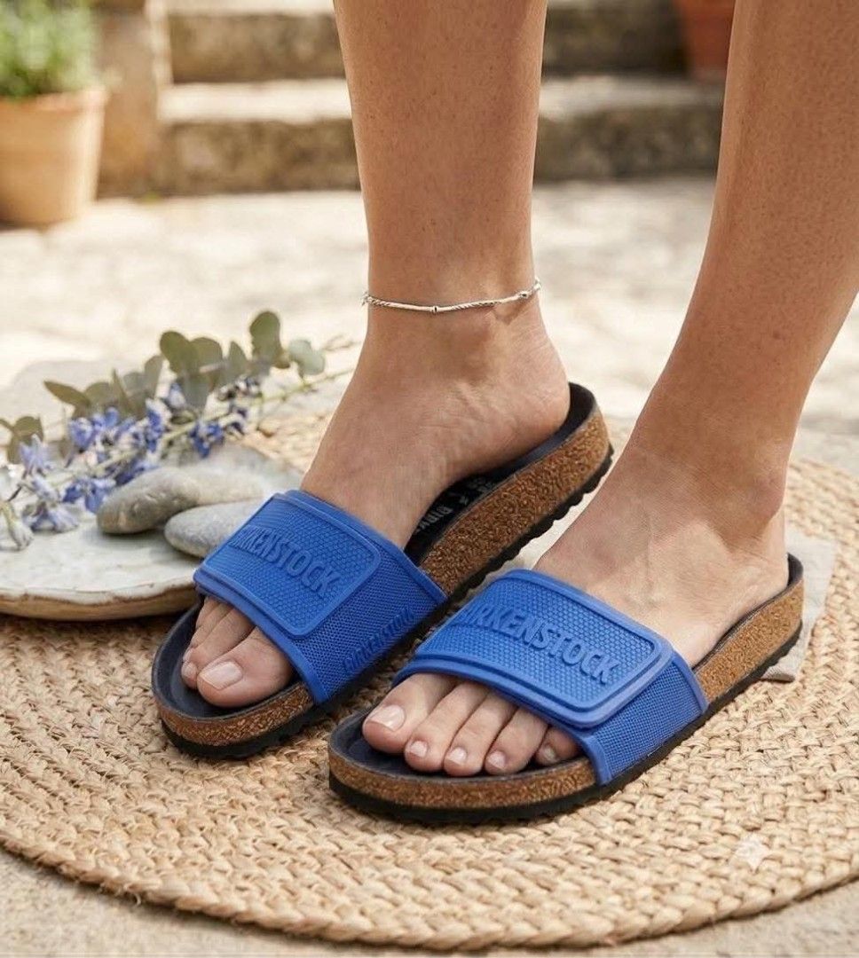 BIRKENSTOCK TEMA BLUE (Category: Flats & Sandals) located in Angeles City. Submitted by truehawk_95a40c (Listing ID 1468668683, Image 2). Description: INVENTORY SALE ❤️ birkenstock tema blue size 35/36 only Php 3500 lang yarn presyong eva available onhand & ready to ship.