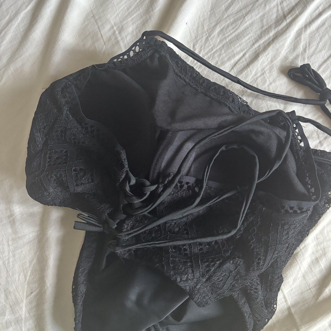 Black Crochet Padded Lace Two Piece (Category: Bikinis & Swimsuits) located in Binan City. Submitted by myprelovedhaul (Listing ID 1468507415, Image 3). Description: .