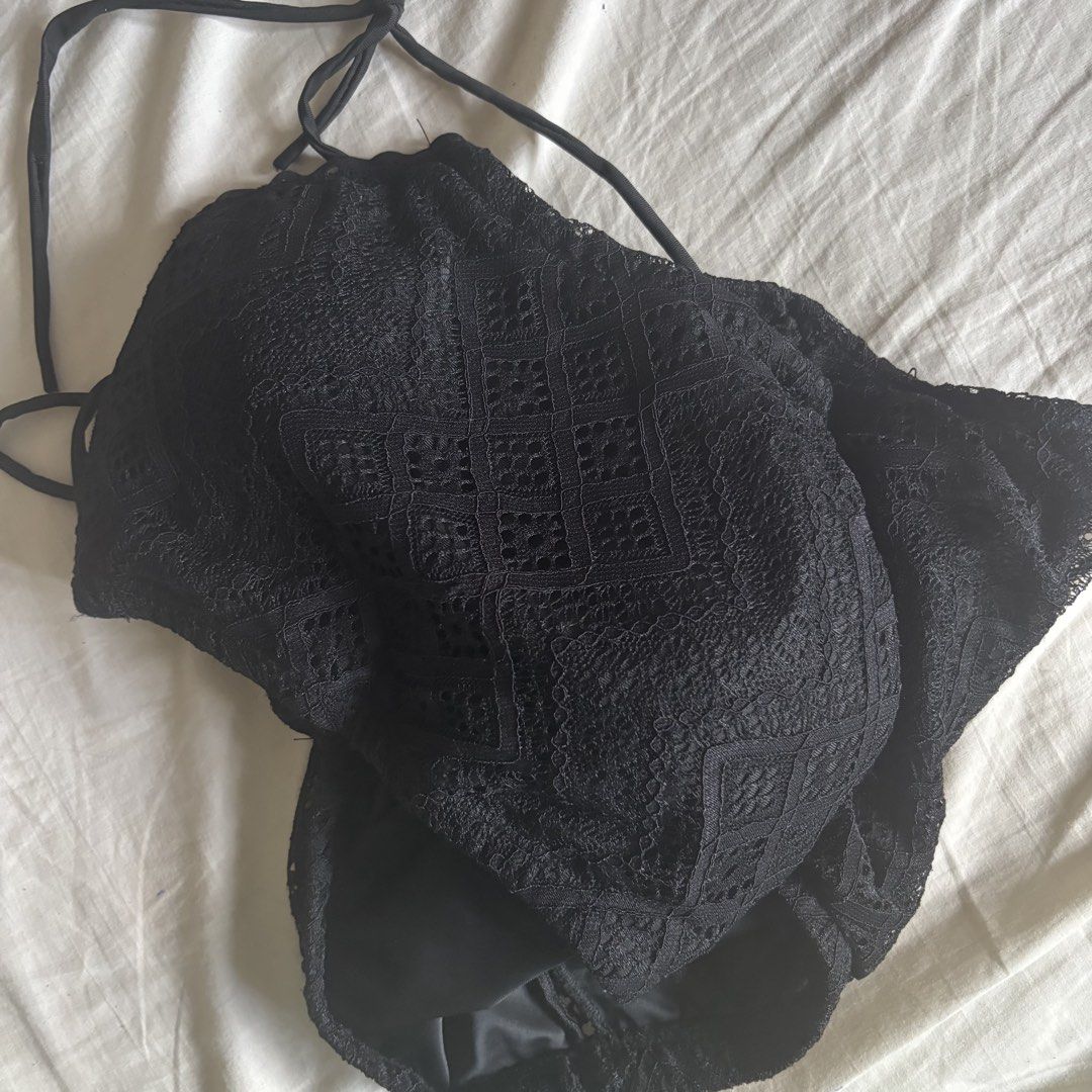 Black Crochet Padded Lace Two Piece (Category: Bikinis & Swimsuits) located in Binan City. Submitted by myprelovedhaul (Listing ID 1468507415, Image 2). Description: .