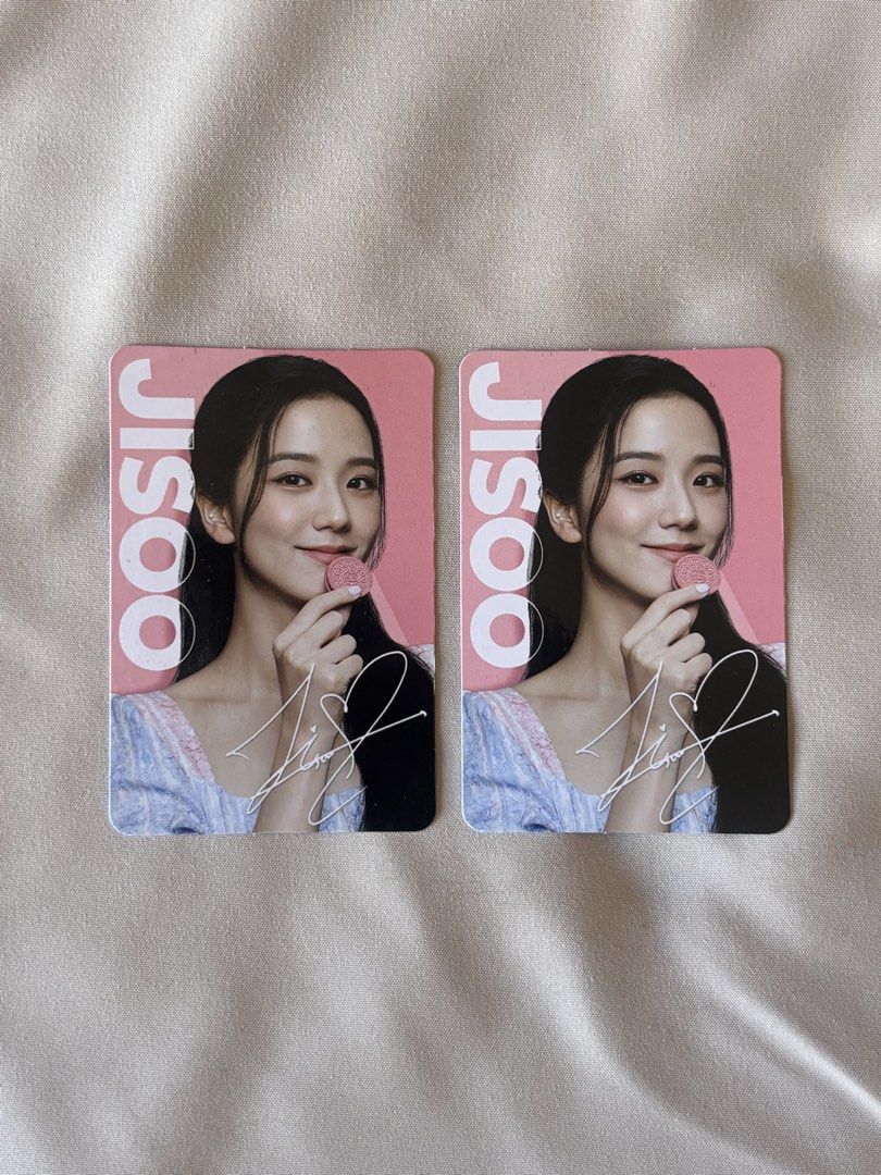 BLACKPINK x Oreo Jisoo (Category: Art & Prints) located in Lucena. Submitted by skinny.virgo (Listing ID 1468534848, Image 1). Description: BLACKPINK x Oreo Jisoo Price: P150 each No issue.