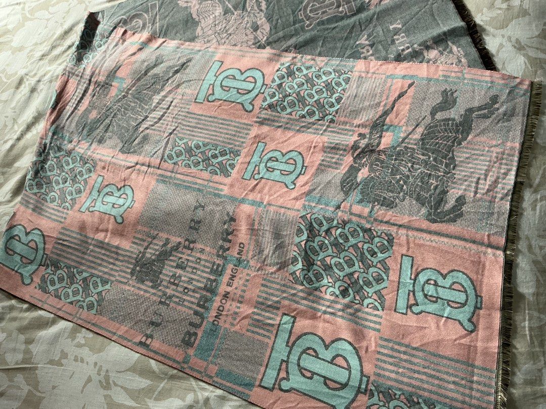 Blueberry scarf (Category: Coats, Jackets and Outerwear) located in Angeles City. Submitted by goodbuysathome (Listing ID 1468526696, Image 2). Description: Blueberry large scarf no tag Soft wool from Korea Add Sf 55 Gcash payment Lp posted.