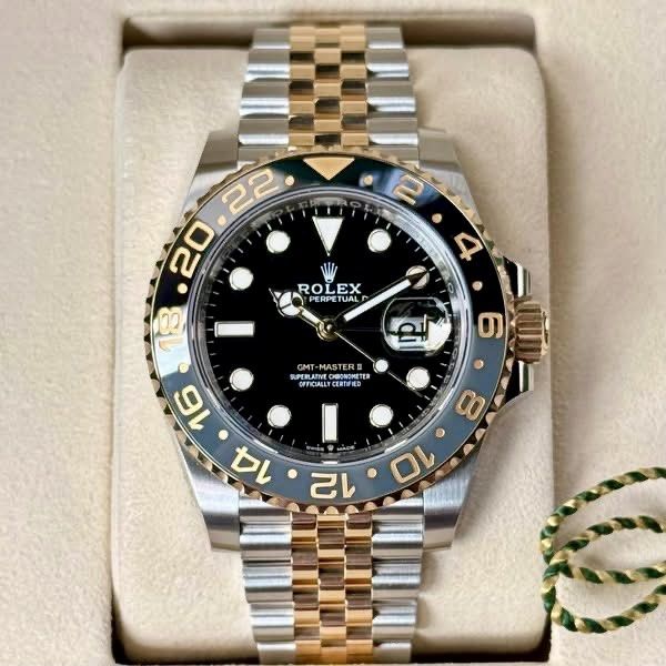 Bnew 2026 Rolex Zombie (Category: Luxury Watches) located in Del Monte. Submitted by richard.o.yu (Listing ID 1468557456, Image 1). Description: For sale / trade: Bnew 2026 Rolex Zombie full set. P1,459,000 negotiable. 📌 40mm. 2 tone YG & steel. Black dial. 📌 Reference # 126713GRNR. 📌 Complete set. 2026 purchased. Actual photos posted. PM for serious buyers. Thank you. 🙏🏻 .