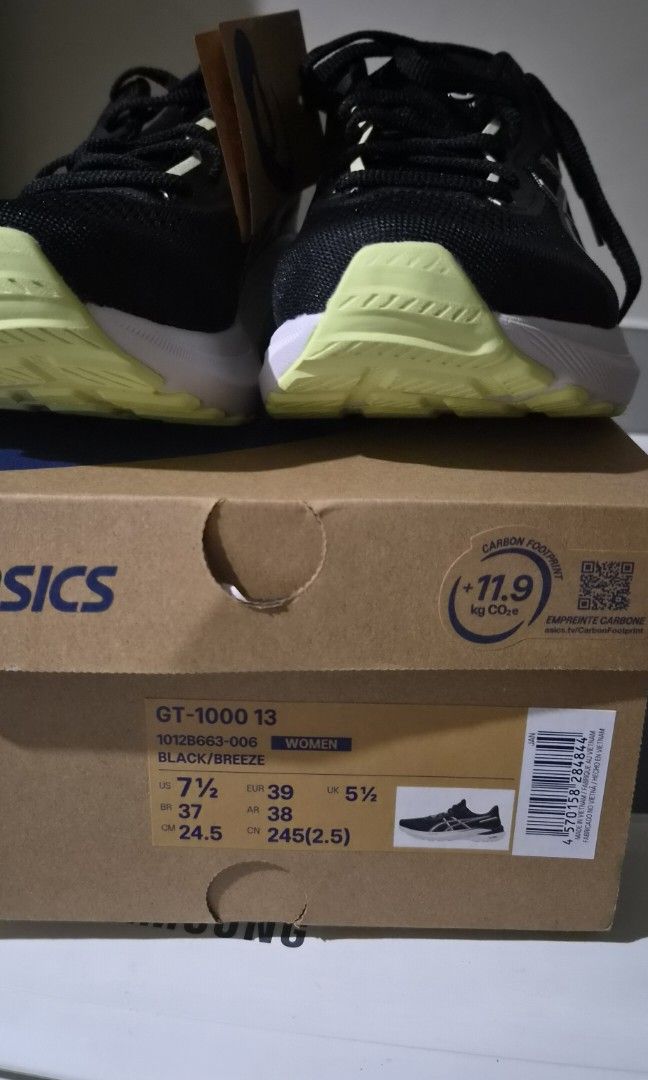 BNEW Asics GT 1000 13 7.5W (Category: Sneakers) located in Manila. Submitted by cescafc (Listing ID 1468588233, Image 3). Description: Brand new, never used GT 1000 13 Womens 7.5/UK5.5 (I'm a 7.5-8 in Nike/Adidas/Puma Running Shoes). Bought directly from Sonak (Philippine distributor of Asics). RFS: too many running shoes Ortigas, Pasig area.