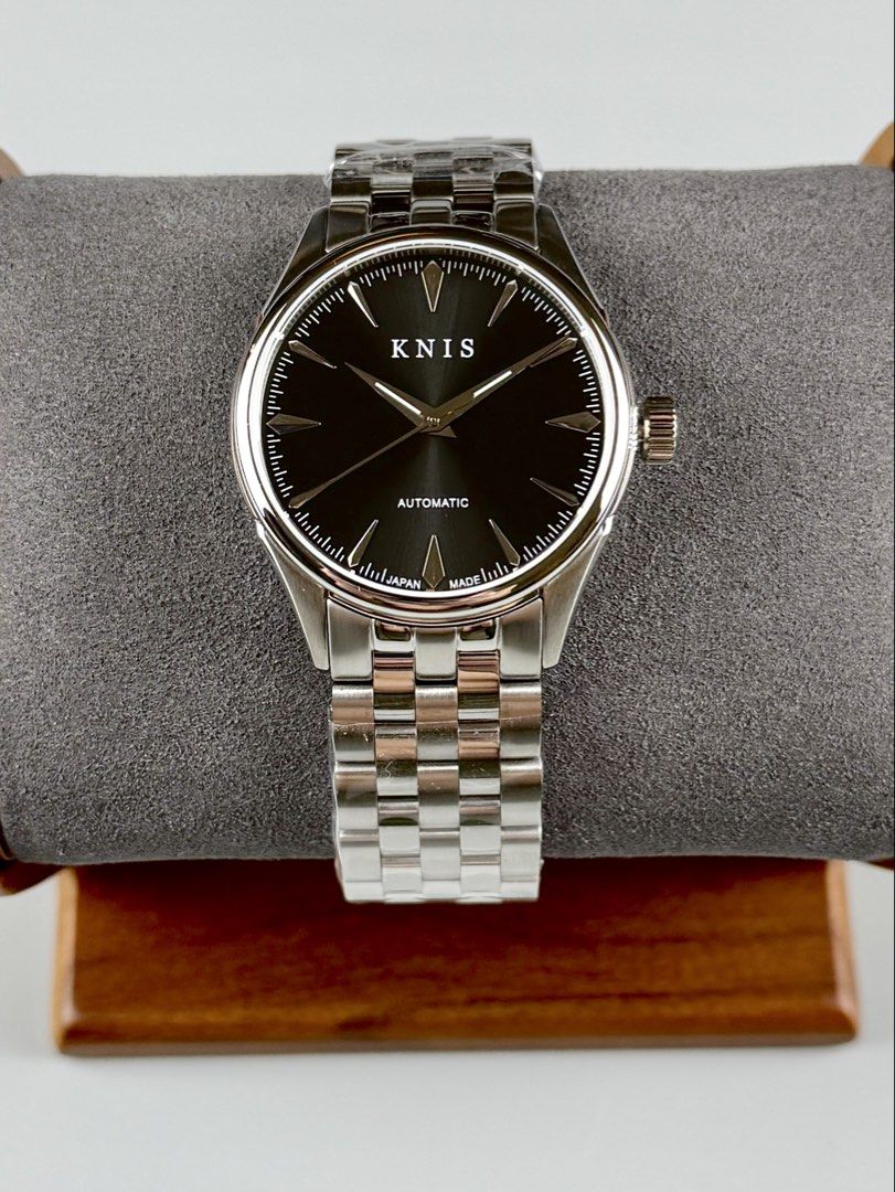BNIB KNIS “KN001 - Sunray Black” Japanese Automatic Microbrand (Category: Men's Watches) located in Quezon City. Submitted by fluxcapacitorjp (Listing ID 1468670228, Image 2). Description: BNIB KNIS “KN001 - Sunray Black” Japanese Automatic Microbrand *KNIS is a well respected Japanese microbrand founded in year 2021. - Brand new - Complete set. - 38mm case diameter. - Sapphire crystal. - Stainless steel case. - Stainless steel bracelet. - Sunray