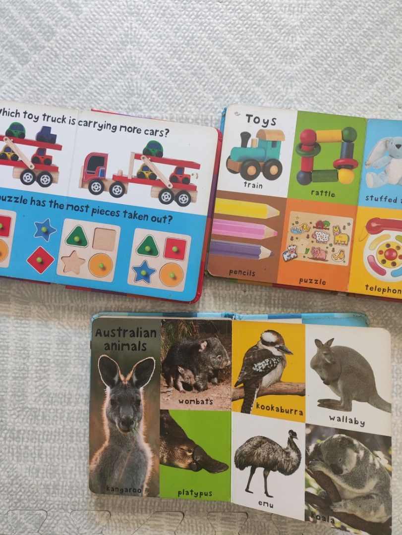 Boardbooks Bundle Priddy (Category: Children's Books) located in Taguig. Submitted by cleanupmomma (Listing ID 1468555081, Image 3). Description: Please take time to read ❤️ Sold as set Intact pa yung pages nya, worn out spine and foxing see photos for details pls wyiwyg.