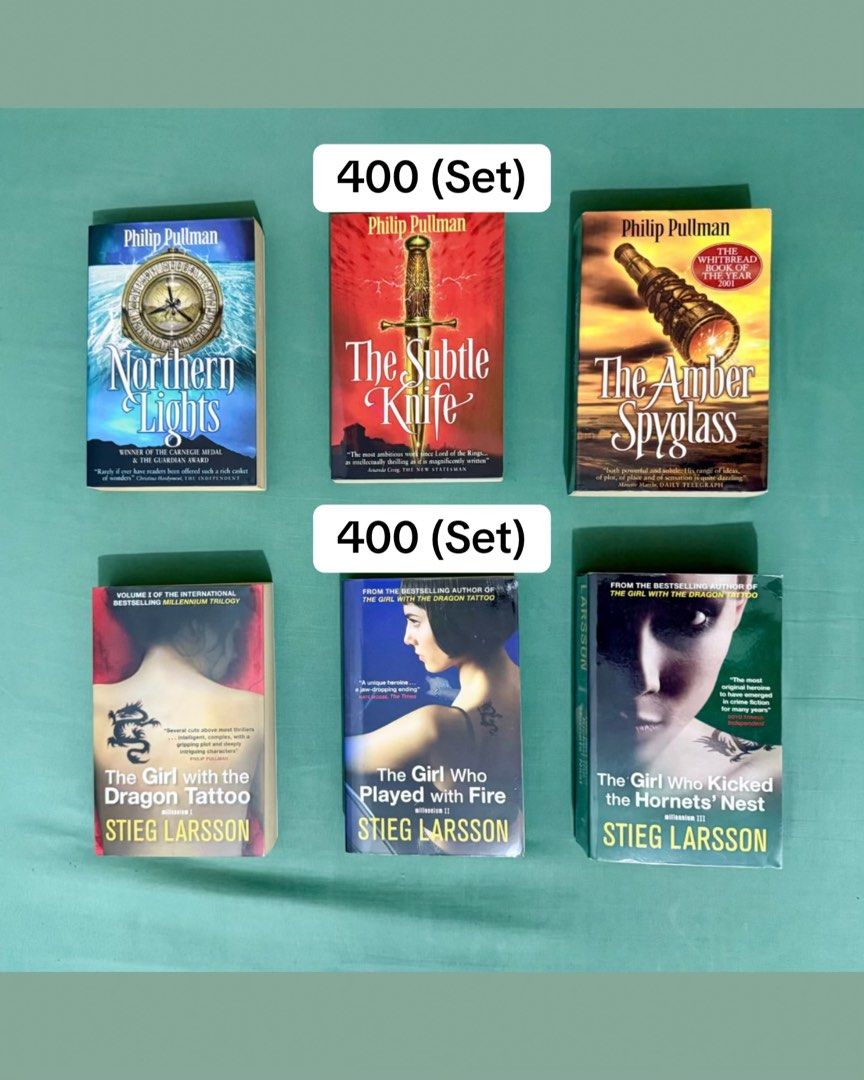 BOOKS FOR SALE (Category: Storybooks) located in Pasig City. Submitted by gi.rex (Listing ID 1468619627, Image 3). Description: Selling various pre-loved/remaindered books in good condition! Meditations by Marcus Aurelius — ₱75 Inferno by Dante Alighieri — ₱100 The 39 Clues: Trust No One (Book 5) — ₱120 The 39 Clues: Day of Doom (Book 10) — ₱120 Conversation at Princeton by Mario Vargas Llosa & Rubén Gallo — ₱150 A Hero Born by Jin Yong — ₱200 Th