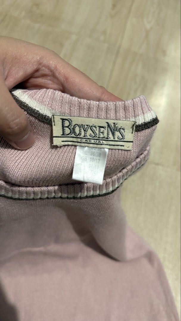 Boysen’s Knitted Top (Category: Sleeveless) located in Quezon City. Submitted by dinesaur (Listing ID 1468697494, Image 2). Description: .