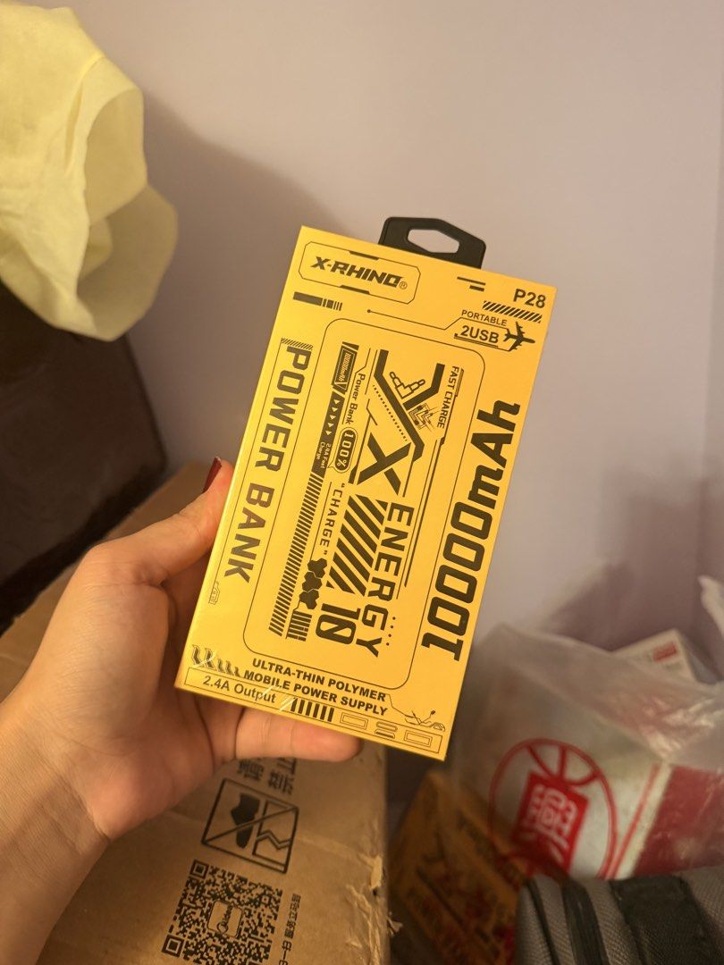 Brand New X-RHINO P28 10000mAh Fast Charging Power Bank, 手提電話, 電話及其他裝置 ...