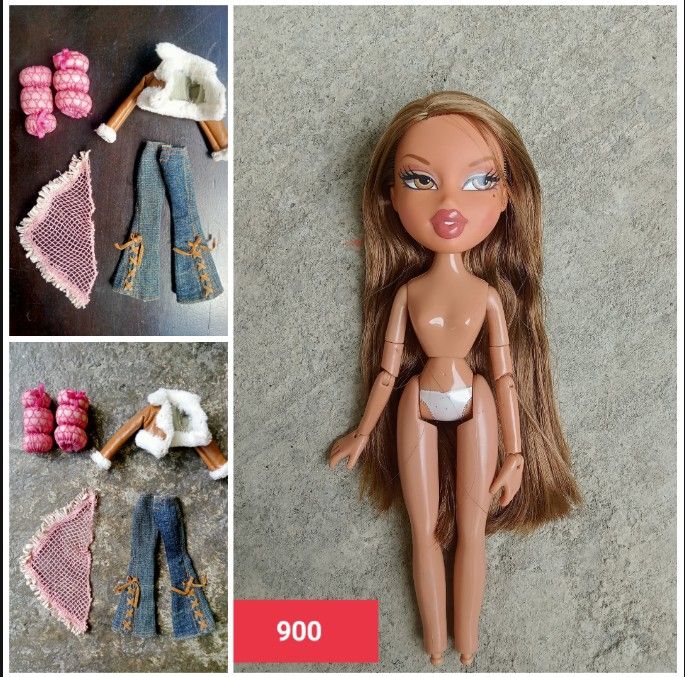 Bratz Yasmin + Clothes Bundle (Category: Kids Toys) located in Baguio. Submitted by silverocean.d4208a (Listing ID 1468605795, Image 1). Description: Selling this Custom Yasmin Bundle with clothes! PM for Inquiries.
