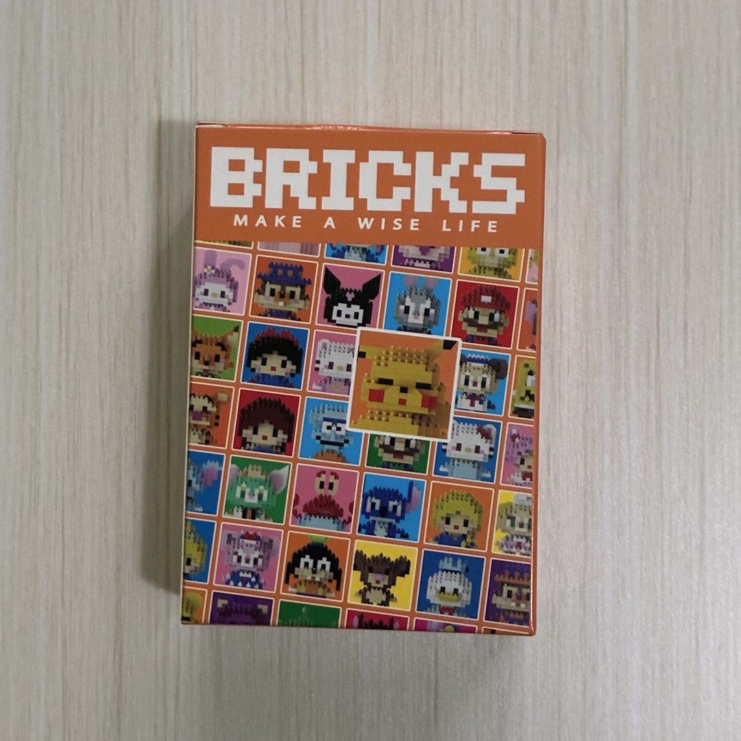 Bricks Mini Building Blocks - Pikachu (Category: Lego & Building Sets) located in Quezon City. Submitted by kc.collections (Listing ID 1468627640, Image 2). Description: Brand new and sealed RFS: Decluttering. Unused gift.