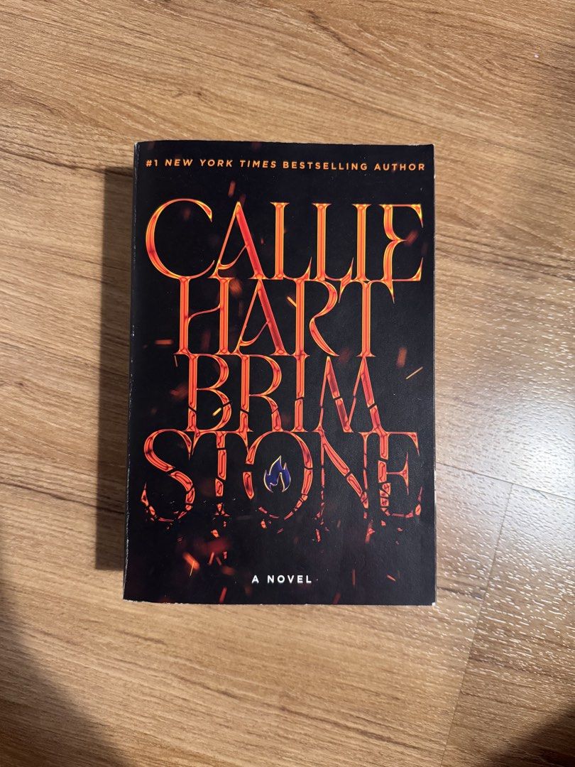 Brimstone by Callie Hart Novel Paperback (Category: Storybooks) located in Makati City. Submitted by _peach19 (Listing ID 1468502270, Image 1). Description: - Title: Brimstone by Callie Hart (Paperback) - Series: Sequel to Quicksilver (#1 New York Times Bestselling Author) - Condition: Read once, crisp and clean pages with minor shelf wear on cover edges - Genre: Fantasy romance, perfect for fans of dark academia and fae stories.