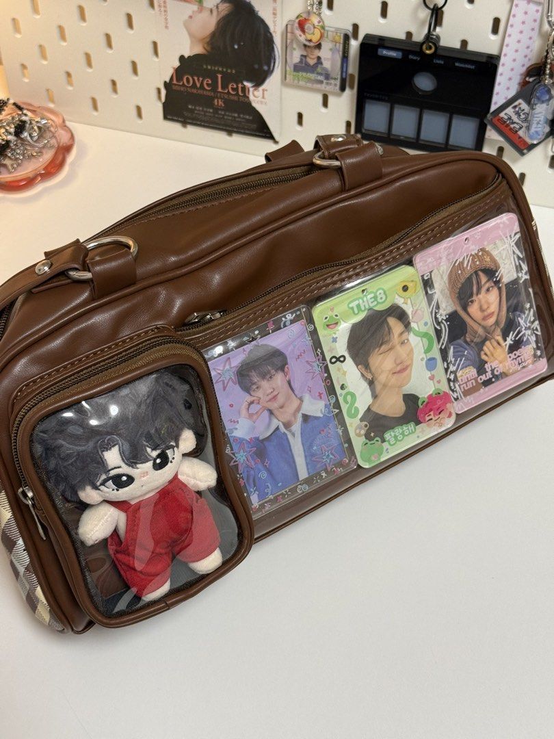 brown leather ita bag (Category: Shoulder Bags) located in Mandaluyong City. Submitted by keiscart (Listing ID 1468564906, Image 1). Description: (negotiable just dm me!) fits 3 pocahols, 1 doll (up to 13cm) with shoulder strap — very good quality!!! (unlike sa sho/pee).