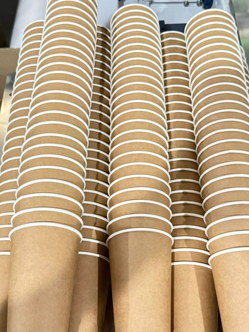 Brown Paper Cups 12oz Double Wall (Category: Coffee & Tea Tableware) located in Valenzuela. Submitted by p1paper (Listing ID 1468558976, Image 2). Description: - 12oz capacity, ideal for coffee, tea, and hot beverages - Double wall insulation keeps drinks warm and protects hands from burning - Sturdy and durable build, perfect for cafes, offices, and events - Neat, stackable columns for easy and space-saving storage - Clean and minimalist plain k
