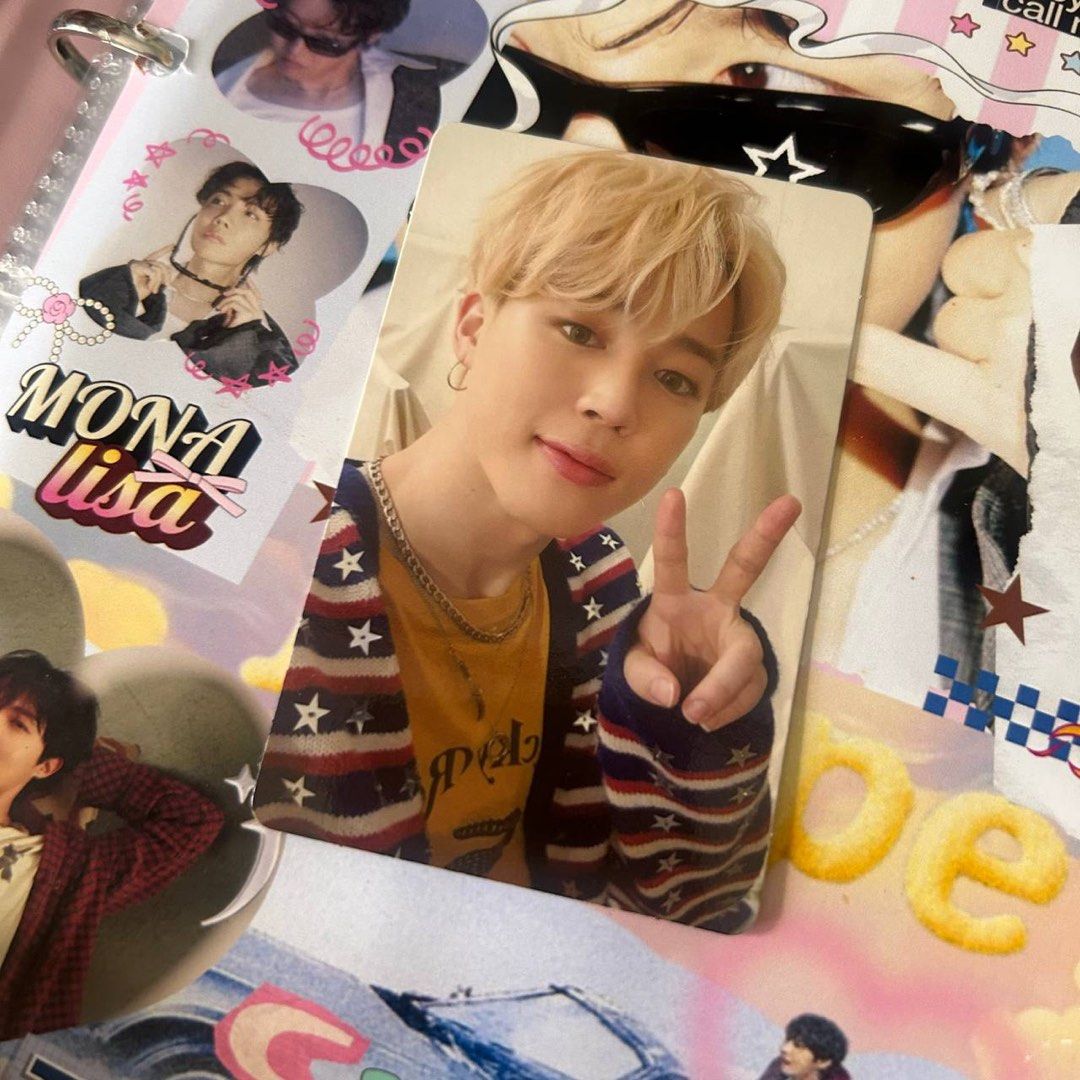 BTS Jimin Photocards Deco Kit Rpc (Category: K-Wave Merchandise) located in Angono. Submitted by koobiewrld (Listing ID 1468553997, Image 1). Description: - Official BTS Jimin photocard - good condi , onhand.