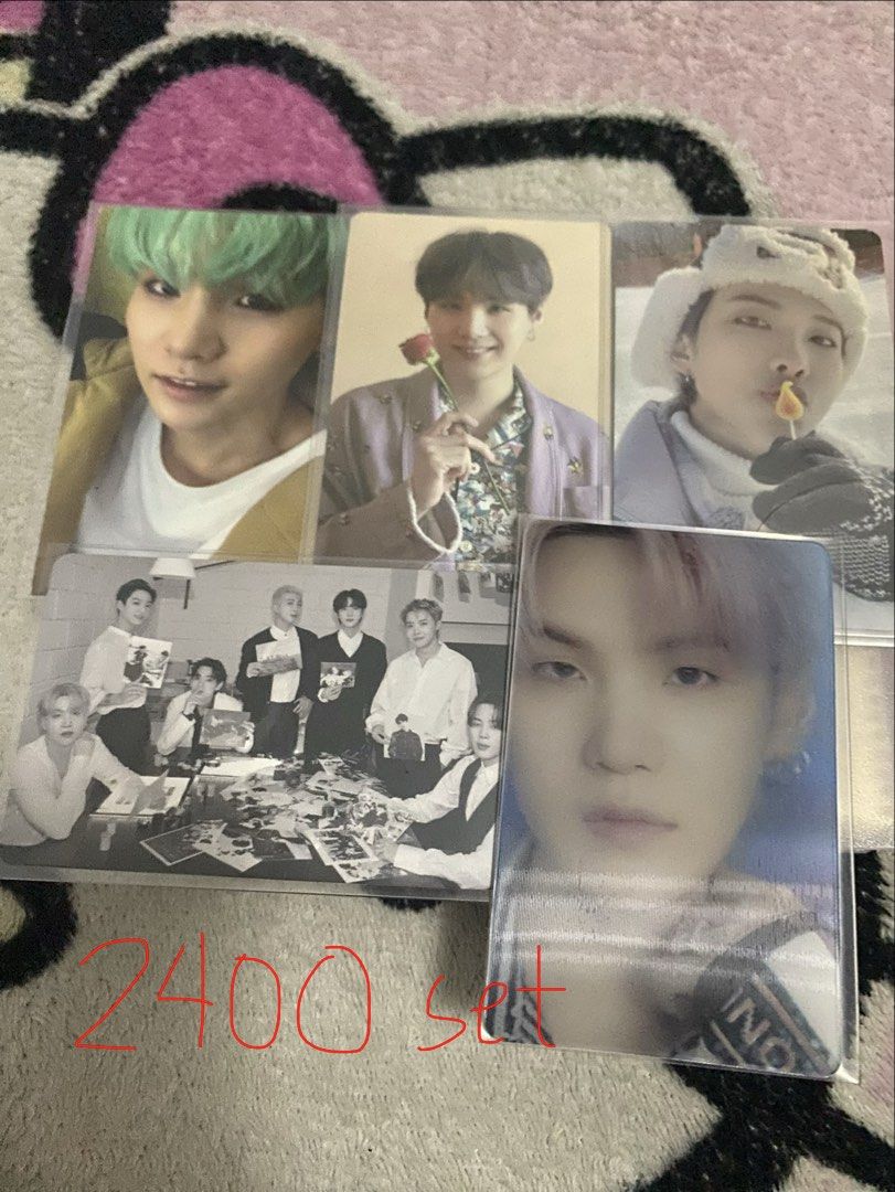 BTS Suga RM Photocards Set (Category: K-Wave Merchandise) located in Balanga. Submitted by thvbear (Listing ID 1468690327, Image 1). Description: 2300 set .