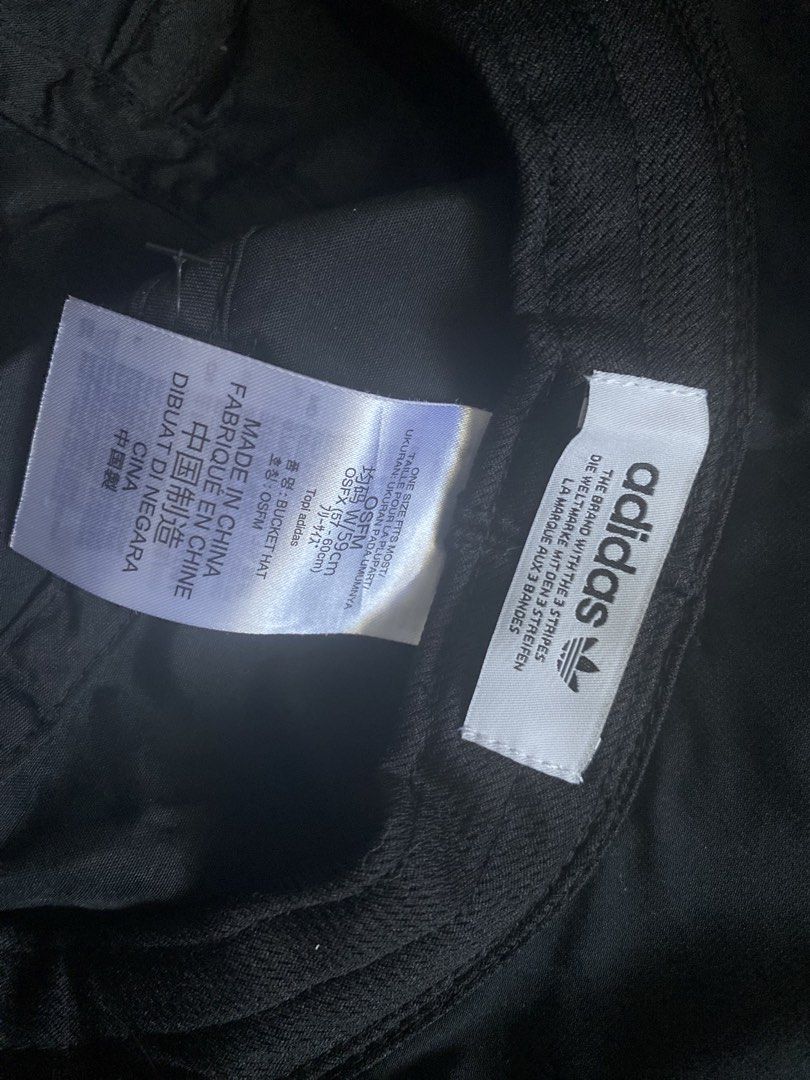 Bucket hat adidas (Category: Hats & Beanies) located in Makati City. Submitted by nnev_cats (Listing ID 1468597029, Image 3). Description: Like new untag only Unisex hat Bought in adidas rockwell Fixed price .