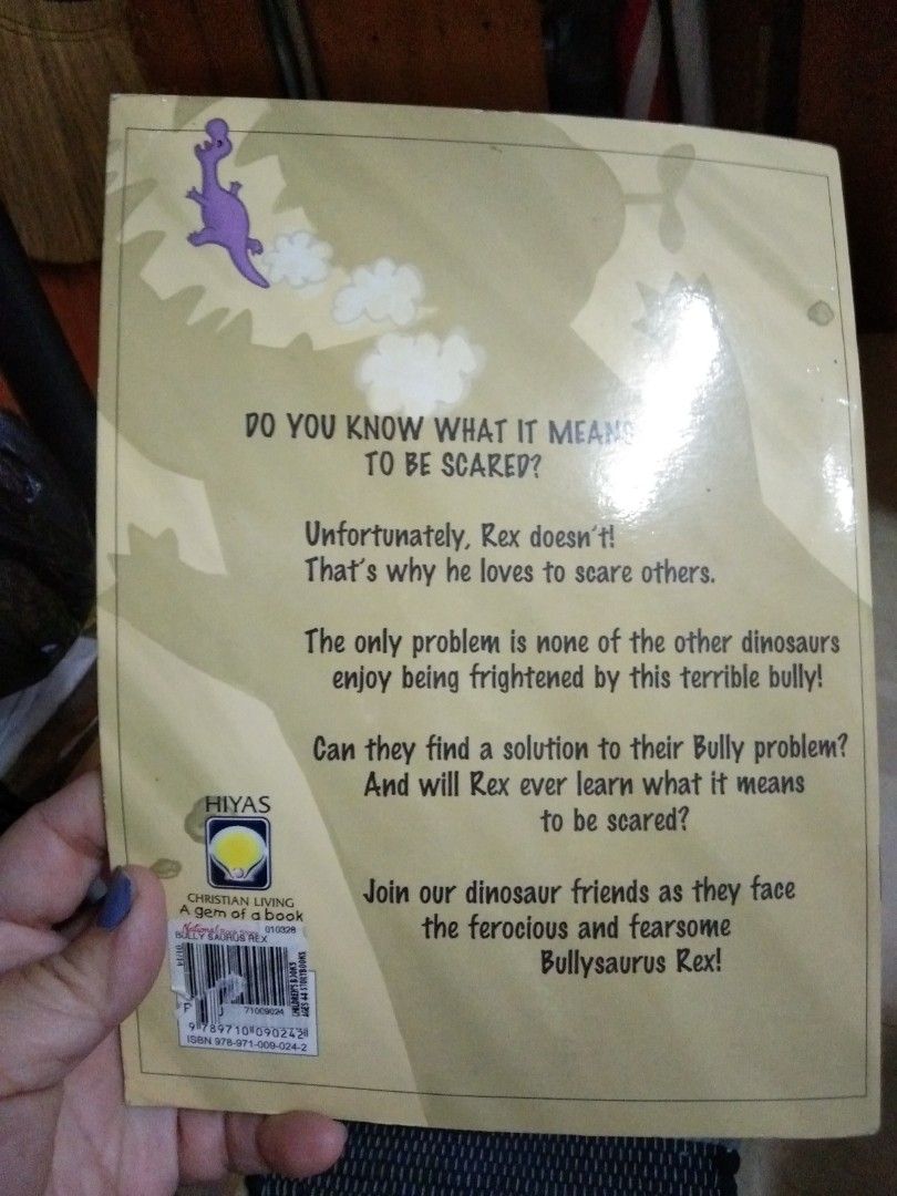 Bullysaurus rex (Category: Children's Books) located in Quezon City. Submitted by eidorableshop (Listing ID 1468613246, Image 2). Description: .