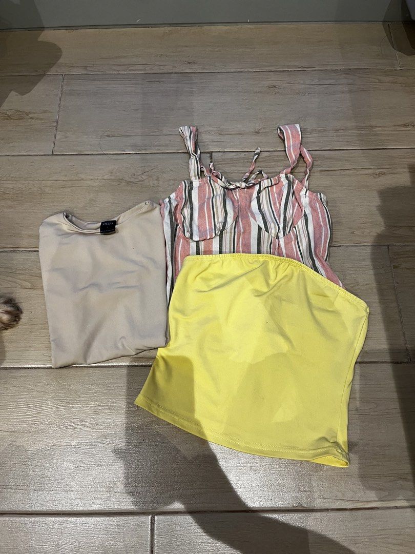 Bundle Women's Top (Category: Sleeveless) located in Manila. Submitted by caseyandreaa2 (Listing ID 1468656723, Image 1). Description: 3 for P180 Pick up only Loc: BGC, Taguig, Metro Manila Book your own courier .