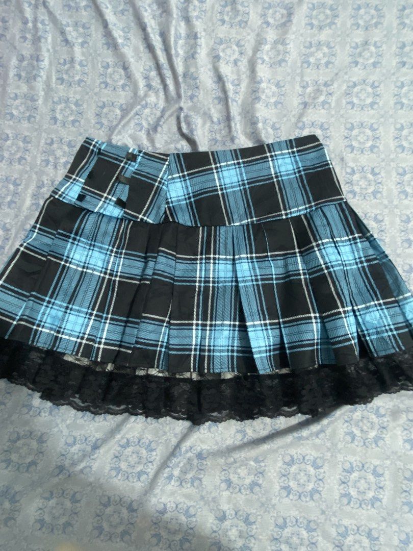 BUNDLE Y2K Scene Skirts and Shorts (READ DESC) (Category: Skirts) located in Manila. Submitted by cjareenah (Listing ID 1468566841, Image 3). Description: - Most Are Sized to Medium-Large except the light blue shorts that is a Small-Medium. - Please take note that this pieces are pre-owned, which means it has been used by me. manage your expectations. - SF will be shouldered by buyer. - Mop : Gcash - Mod : J&T 📍Tanay, RIZAL.