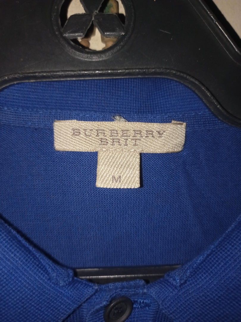 Burberry brit polo shirt (Category: Tshirts & Polo Shirts ) located in Manila. Submitted by kenny200024 (Listing ID 1468649781, Image 3). Description: Burberry brit polo shirt - size medium - actual measurement width 19.5 | length 26.5 - excellent condition.