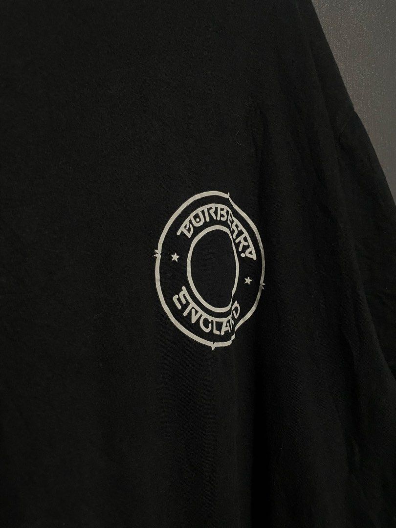 Burberry Circular Emblem Tshirt (Category: Luxury Apparel) located in Manila. Submitted by claii_collection (Listing ID 1468535273, Image 2). Description: Burberry Circular Emblem Tshirt - 24x29 - Excellent Condition - Complete tags and washtags.
