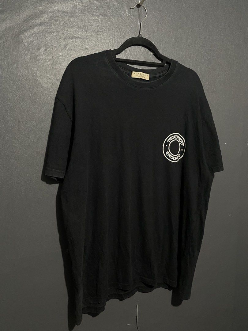 Burberry Circular Emblem Tshirt (Category: Luxury Apparel) located in Manila. Submitted by claii_collection (Listing ID 1468535273, Image 1). Description: Burberry Circular Emblem Tshirt - 24x29 - Excellent Condition - Complete tags and washtags.