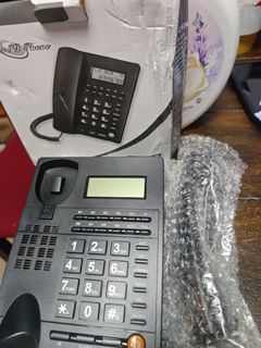 Uniden Black Corded Landline Phone with Large Buttons, Computers & Tech ...
