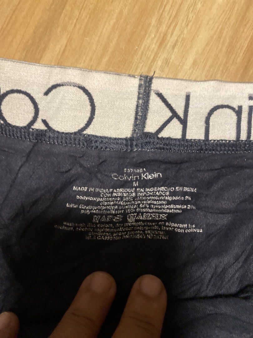 Calvin Klein Boxer (Category: Underwear) located in Cabanatuan. Submitted by prelovedbycheesekeyk (Listing ID 1468522026, Image 3). Description: Medium size.