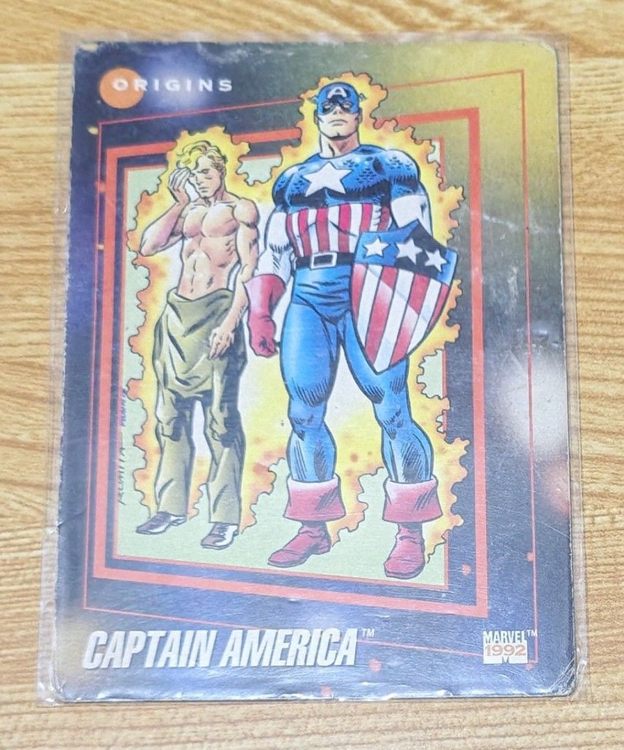 Captain America 166 (Category: Raw Singles) located in San Pedro. Submitted by toydibz (Listing ID 1468542187, Image 1). Description: vintage Marvel card.