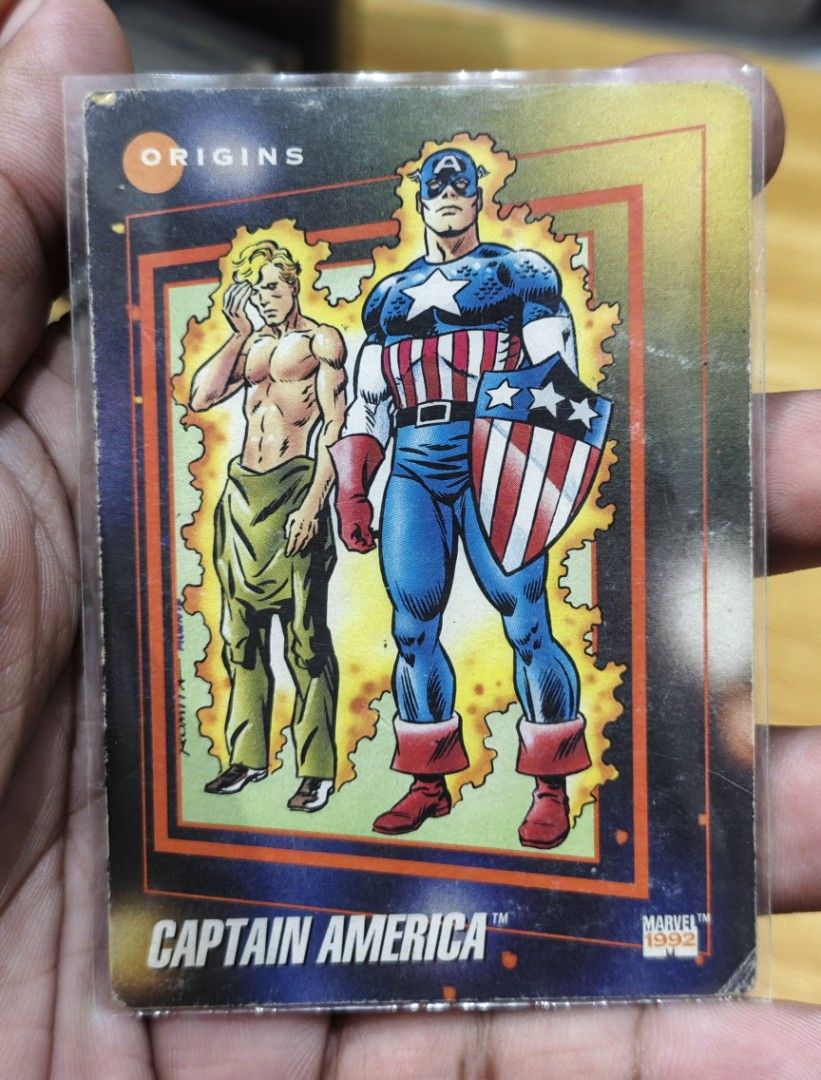 Captain America 166 (Category: Raw Singles) located in San Pedro. Submitted by toydibz (Listing ID 1468542187, Image 3). Description: vintage Marvel card.