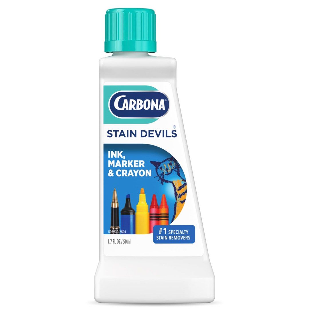 Carbona Stain Devils Ink Marker & Crayon Stain Remover (Category: Detergents) located in Quezon City. Submitted by theluxurycityph. (Listing ID 1468596941, Image 1). Description: Carbona Stain Devils Ink Marker & Crayon Stain Remover is designed to help remove ink marker and crayon stains, giving you a cleaner look with an easy, targeted solution. What it’s for - Ink marker stain removal - Crayon stain removal 50ml.