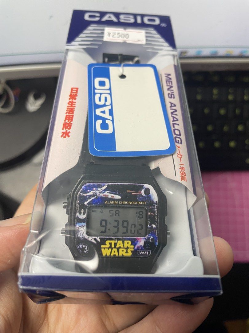 Casio F91W with Starwars Decal (Category: Men's Watches) located in Makati City. Submitted by casiolady (Listing ID 1468645815, Image 3). Description: -Casio F91W with Starwars decal -with gasgas in lcd -free delivery via j&t next day delivery .