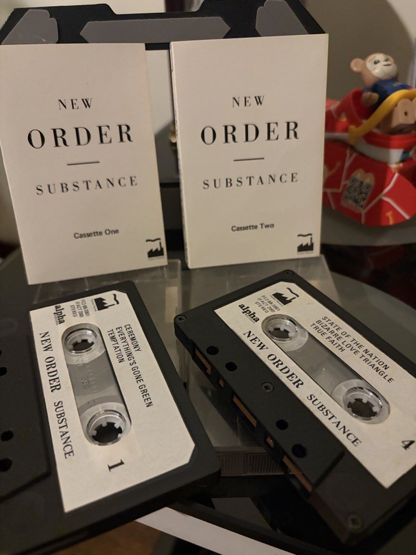 cassette tape new substance (Category: CDs & DVDs) located in Makati City. Submitted by sausage011 (Listing ID 1468526562, Image 1). Description: Open for offers both. No lowballers, please. Serious buyers only. - Artist/Album: New Order - Substance - Format: Double cassette release (Cassette One & Two) - Label: Factory Records / Alpha Records (local release).